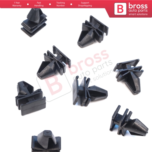 10 Pieces Side Moulding Clips for Renault 7701070813 for Renault Megane 3 Velsatis