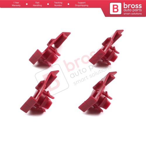 4 Pieces Window Fixer Clips 51338218383 for BMW E46