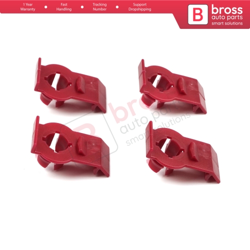 4 Pieces Window Fixer Clips 51338218383 for BMW E46
