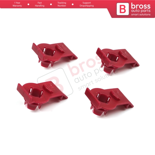 4 Pieces Window Fixer Clips 51338218383 for BMW E46