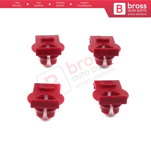 4 Pieces Window Fixer Clips 51338218383 for BMW E46
