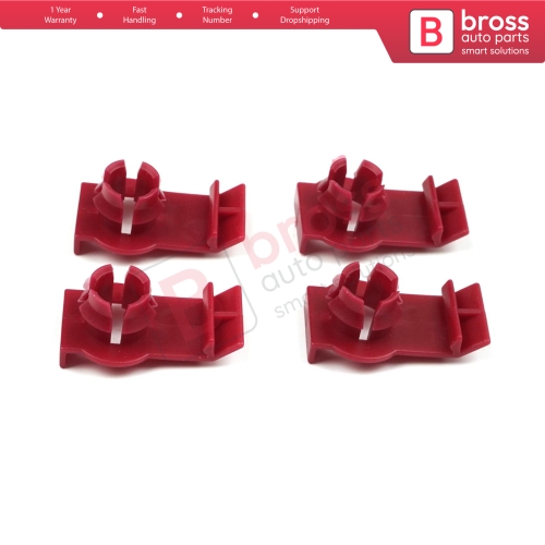4 Pieces Window Fixer Clips 51338218383 for BMW E46