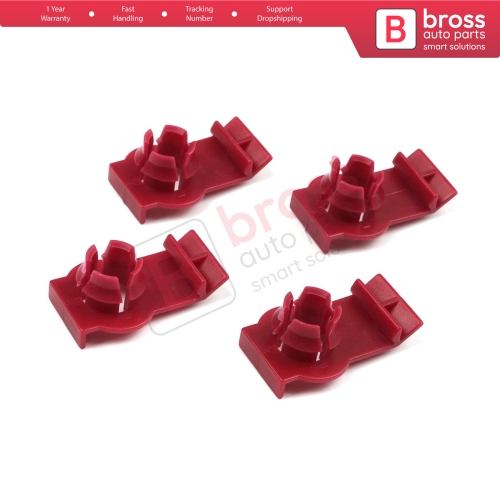 4 Pieces Window Fixer Clips 51338218383 for BMW E46