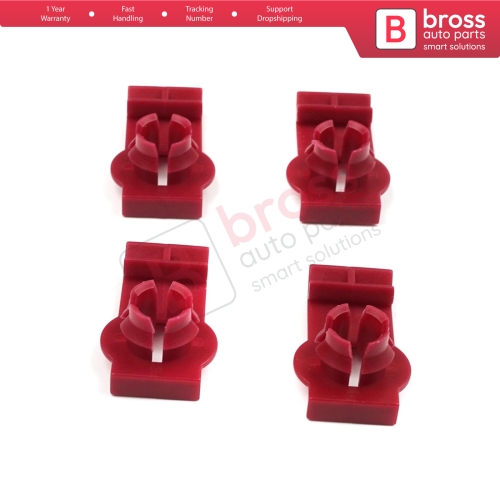4 Pieces Window Fixer Clips 51338218383 for BMW E46
