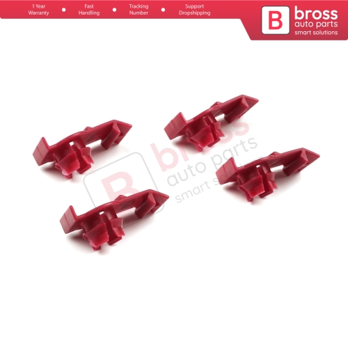 4 Pieces Window Fixer Clips 51338218383 for BMW E46