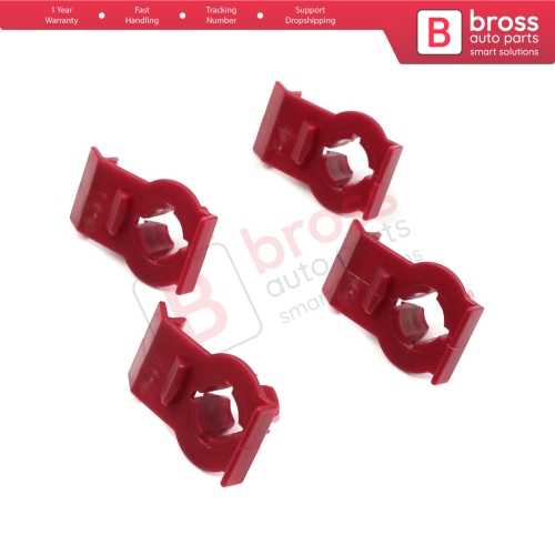 4 Pieces Window Fixer Clips 51338218383 for BMW E46