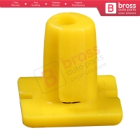 10 Pieces Body Side Moulding Clip Yellow for 87756 34500 Hyundai