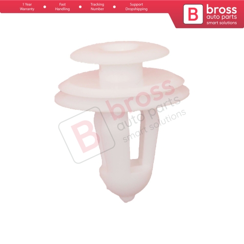 10 Pieces Door Trim Panel Retainer White for Toyota 67771 02030...