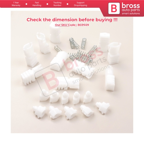 10 Pieces Cable End Rope Dowel for Window Regulator Winder Mechanism Type BCP029
