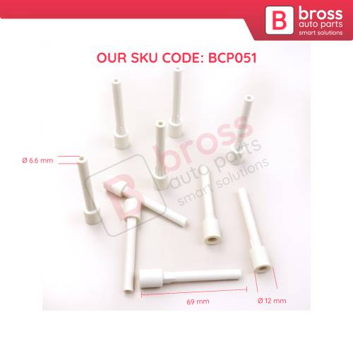 10 Pieces Cable End Rope Dowel for Window Regulator Winder Mechanism Type BCP051