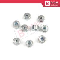 BCR008 Window Regulator Cable Wire Rope End Pin Stop Rivet 6x3.5/1.7 mm 100 Pcs
