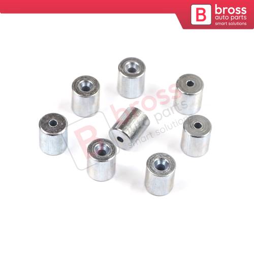 BCR012 Window Regulator Cable Wire Rope End Pin Stop Rivet 6x7/1.7 mm 100 Pcs