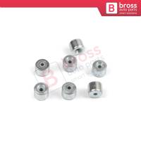 BCR016 Window Regulator Cable Wire Rope End Pin Stop Rivet 6.5x5/1.7 mm 100 Pcs