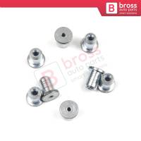 BCR020 Window Regulator Cable Wire Rope End Pin Stop Rivet 8x9.25/1.6 mm 100 Pcs