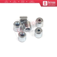 BCR026 Window Regulator Cable Wire Rope End Soft Pin Stop Rivet 5x5/1.7 mm 100 Pcs