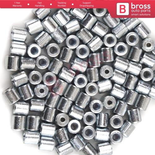 BCR026 Window Regulator Cable Wire Rope End Soft Pin Stop Rivet 5x5/1.7 mm 100 Pcs