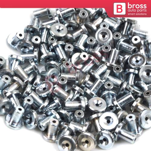 BCR033 Window Regulator Cable Wire Rope End Pin Stop Rivet 9x9/1.6 mm 100 Pcs