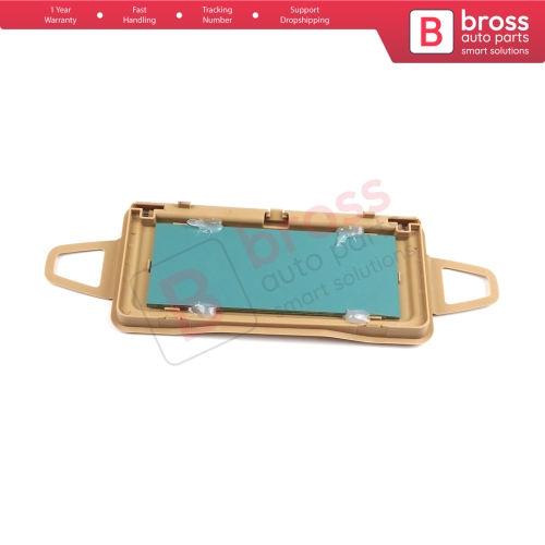 Sun Shade Visor Makeup Cosmetic Mirror Cover Beige 2128103710 For Mercedes E W212 CLS W218
