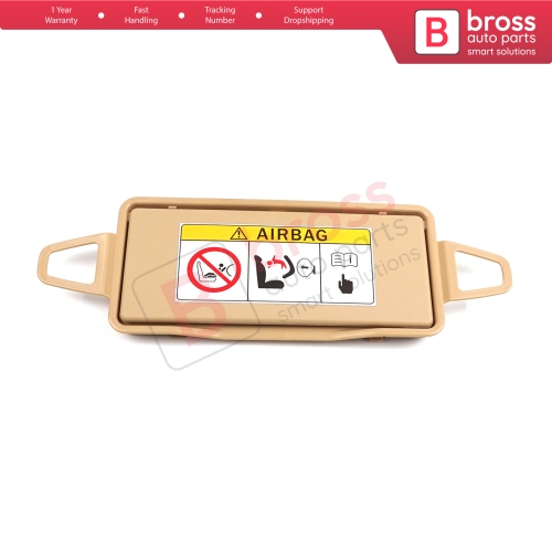 Sun Shade Visor Makeup Cosmetic Mirror Cover Beige 2128103710 For Mercedes E W212 CLS W218