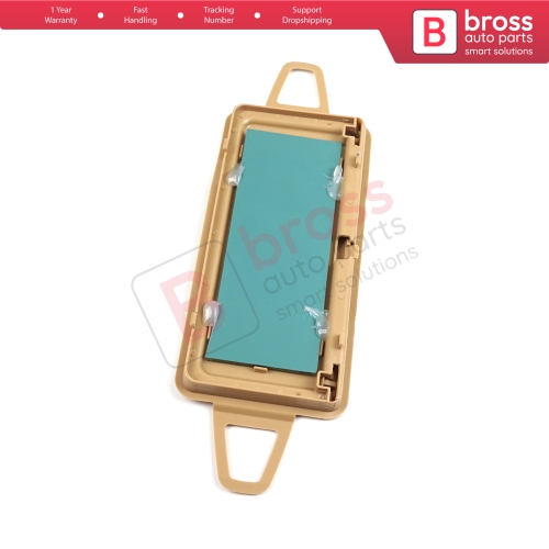 Sun Shade Visor Makeup Cosmetic Mirror Cover Beige 2128103710 For Mercedes E W212 CLS W218