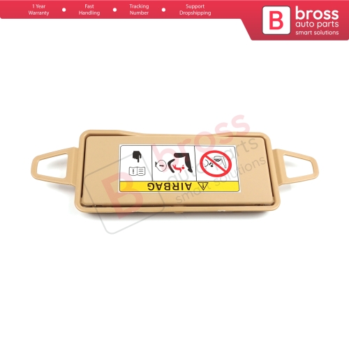 Sun Shade Visor Makeup Cosmetic Mirror Cover Beige 2128103710 For Mercedes E W212 CLS W218