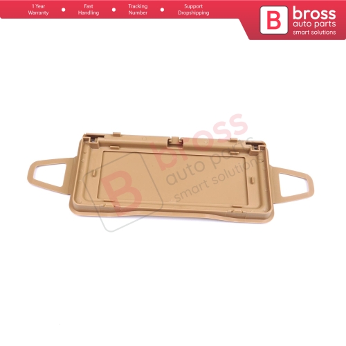 Sun Shade Visor Makeup Cosmetic Mirror Cover Beige 2128103710 For Mercedes E W212 CLS W218