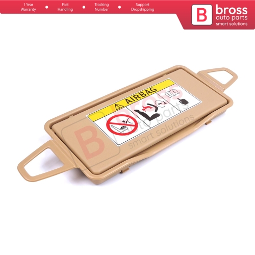 Sun Shade Visor Makeup Cosmetic Mirror Cover Beige 2128103710 For Mercedes E W212 CLS W218