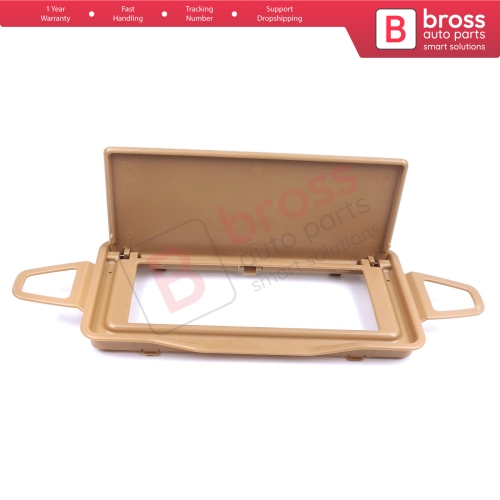 Sun Shade Visor Makeup Cosmetic Mirror Cover Beige 2128103710 For Mercedes E W212 CLS W218