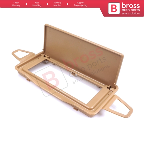 Sun Shade Visor Makeup Cosmetic Mirror Cover Beige 2128103710 For Mercedes E W212 CLS W218