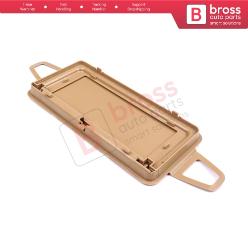 Sun Shade Visor Makeup Cosmetic Mirror Cover Beige 2128103710 For Mercedes E W212 CLS W218