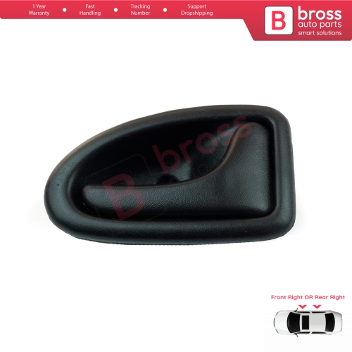 Interior Door Handle Right Black 8200028995 for Renault Megane 1 1995-2002