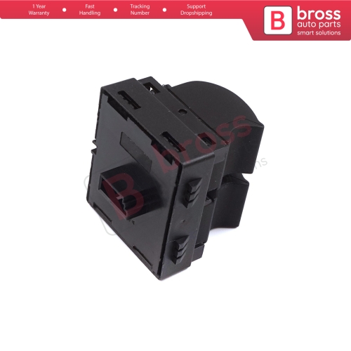 Electric Window Switch Front Left 735442329 for Fiat Linea 2 Button 4 Pin