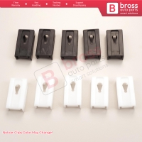 Windshield Trim Protection Ornamental Moulding Clips Left Right 6389840861 6389840961 for Mercedes Vito W638