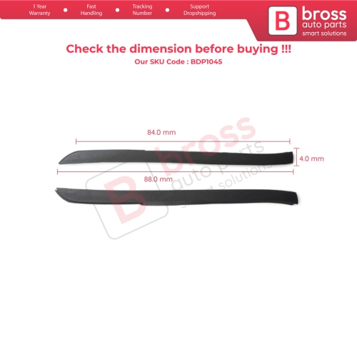 Front Windshield Glass Trim Moulding Pillar Cover Left Right 6386980179 079 for Mercedes Vito W638