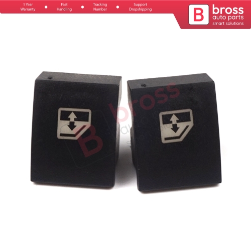 2 Pieces Window Switch Repair Button Cover 13228699 for Vauxhall Opel Astra H Zafira B Tigra B