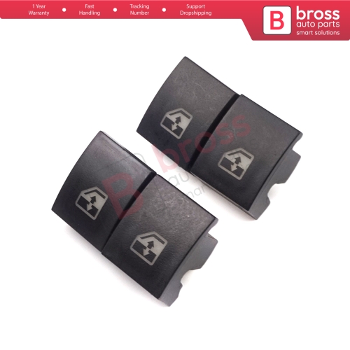 4 Pieces Window Switch Repair Button Cover 13228699 for Vauxhall Opel Astra H Zafira B Tigra B