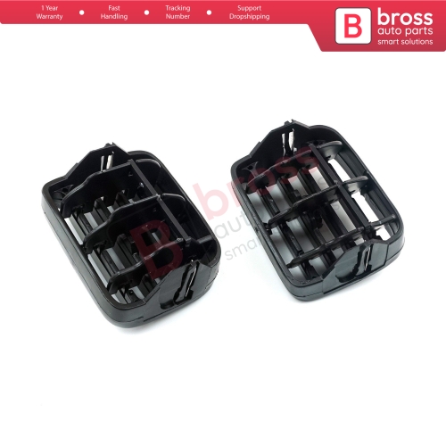 Air Vent Intake Grille Diffuser Set Black 7702258279 7702258280 for Renault Clio MK2 Symbol MK1 MK2 Thalia