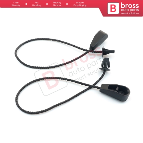 2 Pieces Rear Parcel Shelf Cord Retaining Strap 7701062123 for Renault Megane Clio Laguna HB