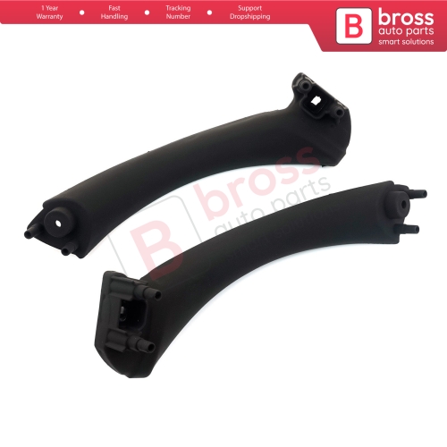 Inner Door Handle Pull Strap Bracket Black 51417230849 51417230850 Left Right for BMW 3 E90 E91