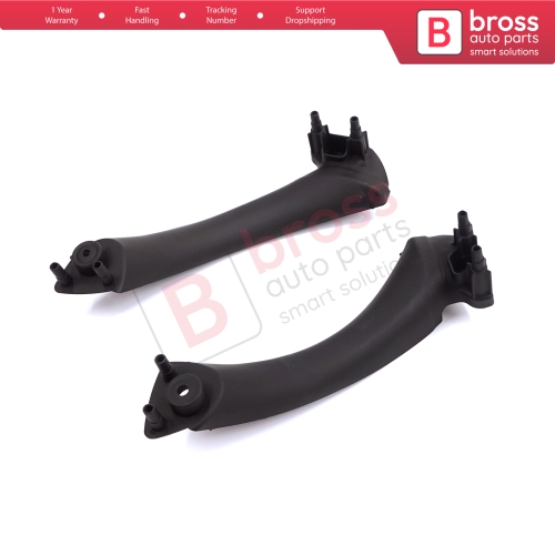 Inner Door Handle Pull Strap Bracket Black 51417230849 51417230850 Left Right for BMW 3 E90 E91
