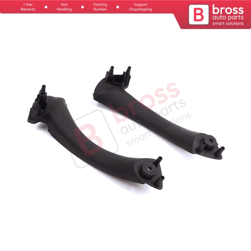 Inner Door Handle Pull Strap Bracket Black 51417230849 51417230850 Left Right for BMW 3 E90 E91