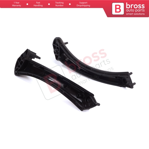 Inner Door Handle Pull Strap Bracket Black 51417230849 51417230850 Left Right for BMW 3 E90 E91