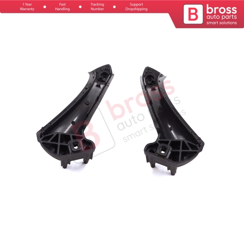 Inner Door Handle Pull Strap Bracket Black 51417230849 51417230850 Left Right for BMW 3 E90 E91