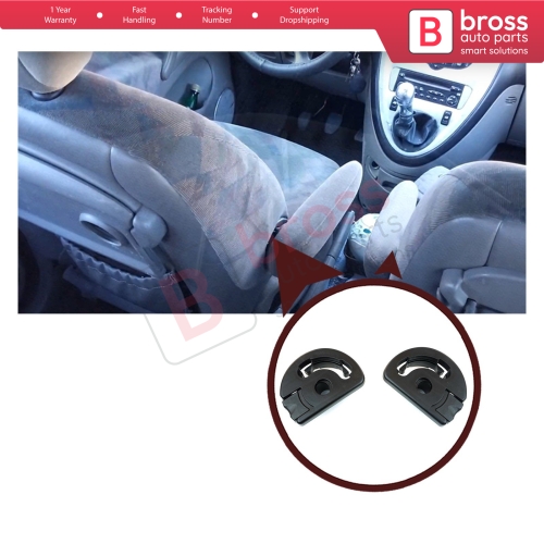 Front Seat Arm Armrest Mount Bracket Set 8830TJ for Peugeot 307 Partner Citroen Berlingo Picasso