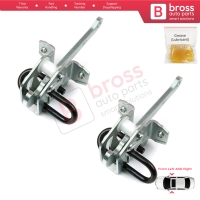 2 Pieces Front Door Hinge Brake Stop Check Strap Limiter for BMW 3 Series E36 1990-2000 51218165005