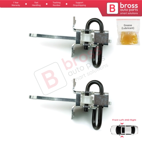 2 Pieces Front Door Hinge Brake Stop Check Strap Limiter for BMW 3 Series E36 1990-2000 51218165005