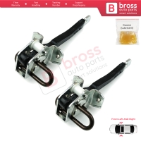 2 Pieces Front Door Hinge Brake Stop Check Strap Limiter for BMW 5 Series E39 1995-2004 4/5 Door 51218193447