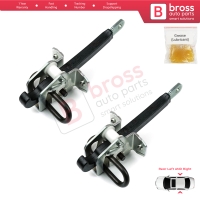 2 Pieces Rear Door Hinge Brake Stop Check Strap Limiter for BMW 5 Series E39 1995-2004 4/5 Door 51228193448 