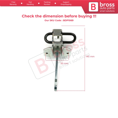 Rear Door Hinge Brake Stop Check Strap Limiter 51218159256 for BMW 5 Series E39