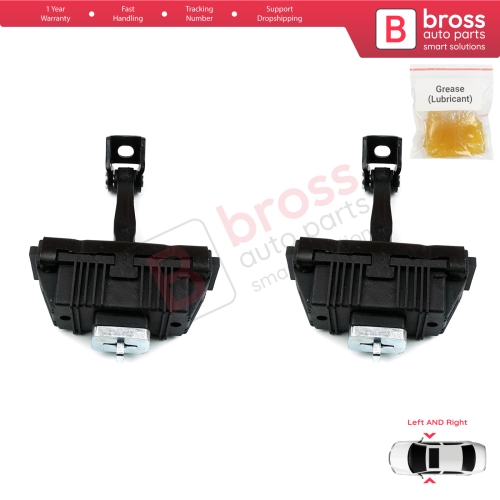 2 Pieces Left AND Right Door Hinge Brake Stop Check Strap Limiter for BMW 3 Series E92 E93 2005-2013 Coupe Convertible 51217193671